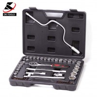 48pcs Metric Repair Tool Box Socket Bit Set Sleeve Screwdriver Kit Kraftwelle germany tool box